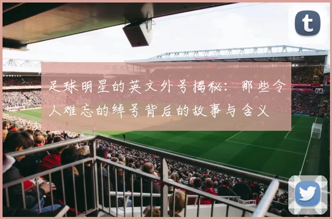足球明星的英文外号揭秘：那些令人难忘的绰号背后的故事与含义